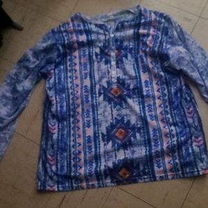 Mens retro brand new long sleeve shirt